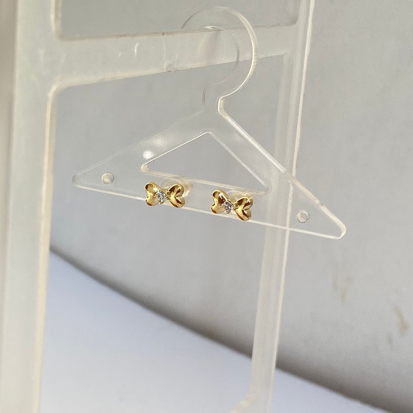Bow Gold Earrings
