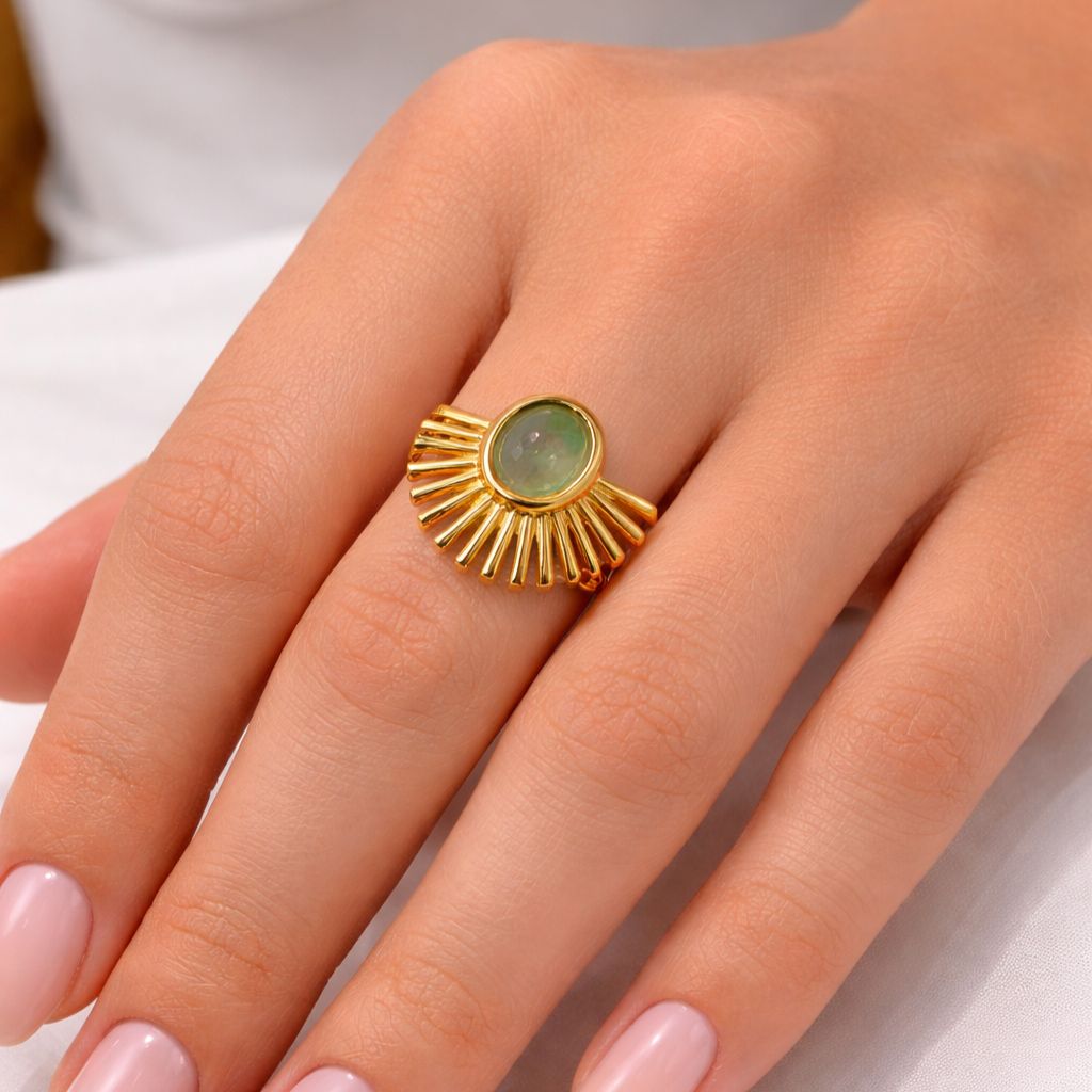 Olive Ray Ring