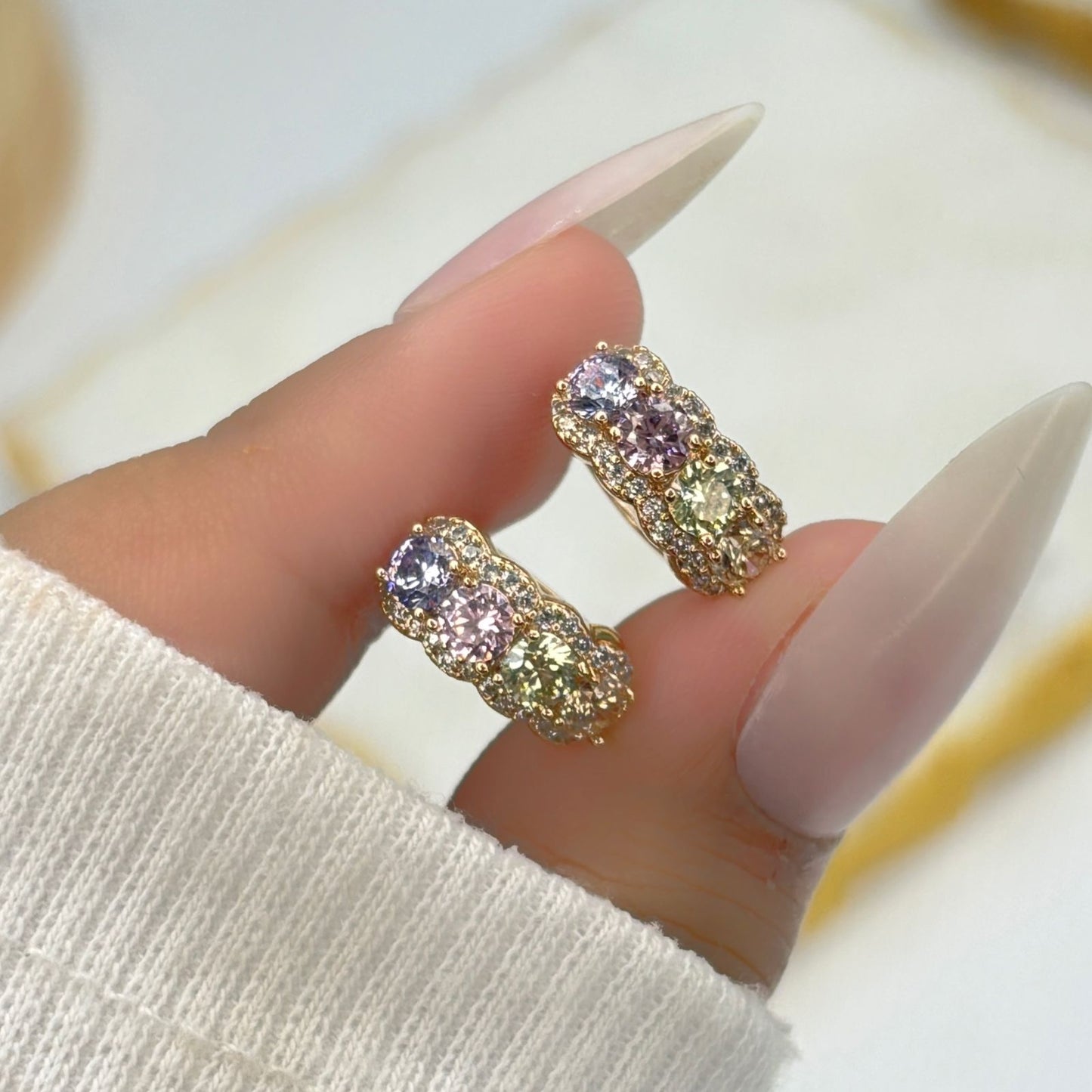 Stella Luxe Hoop Earrings