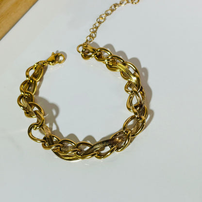 Snake Link Luxe Bracelet