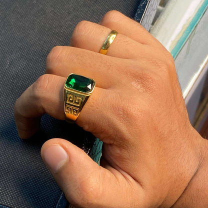 Emerald VRSC Ring