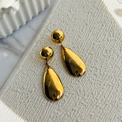 Ball Drop Statement Earrings