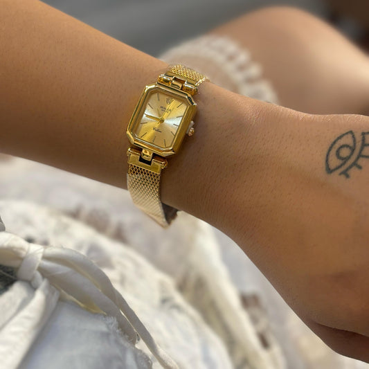 Rolex Small Dial Gold Watch