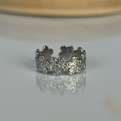 Tiara Silver Ring