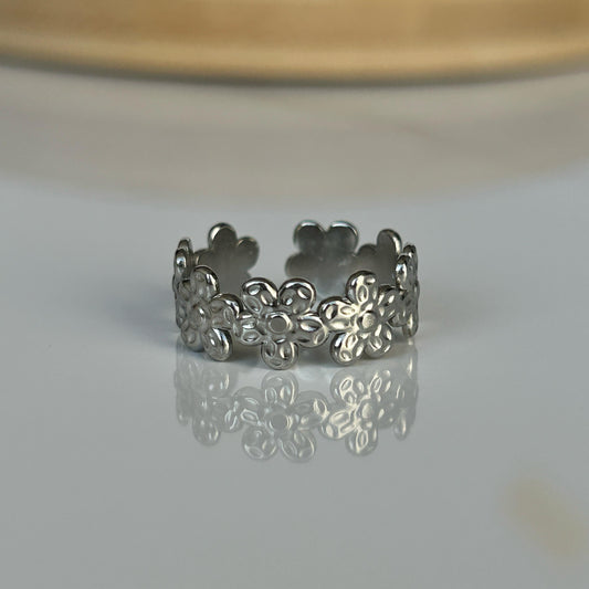 Tiara Silver Ring