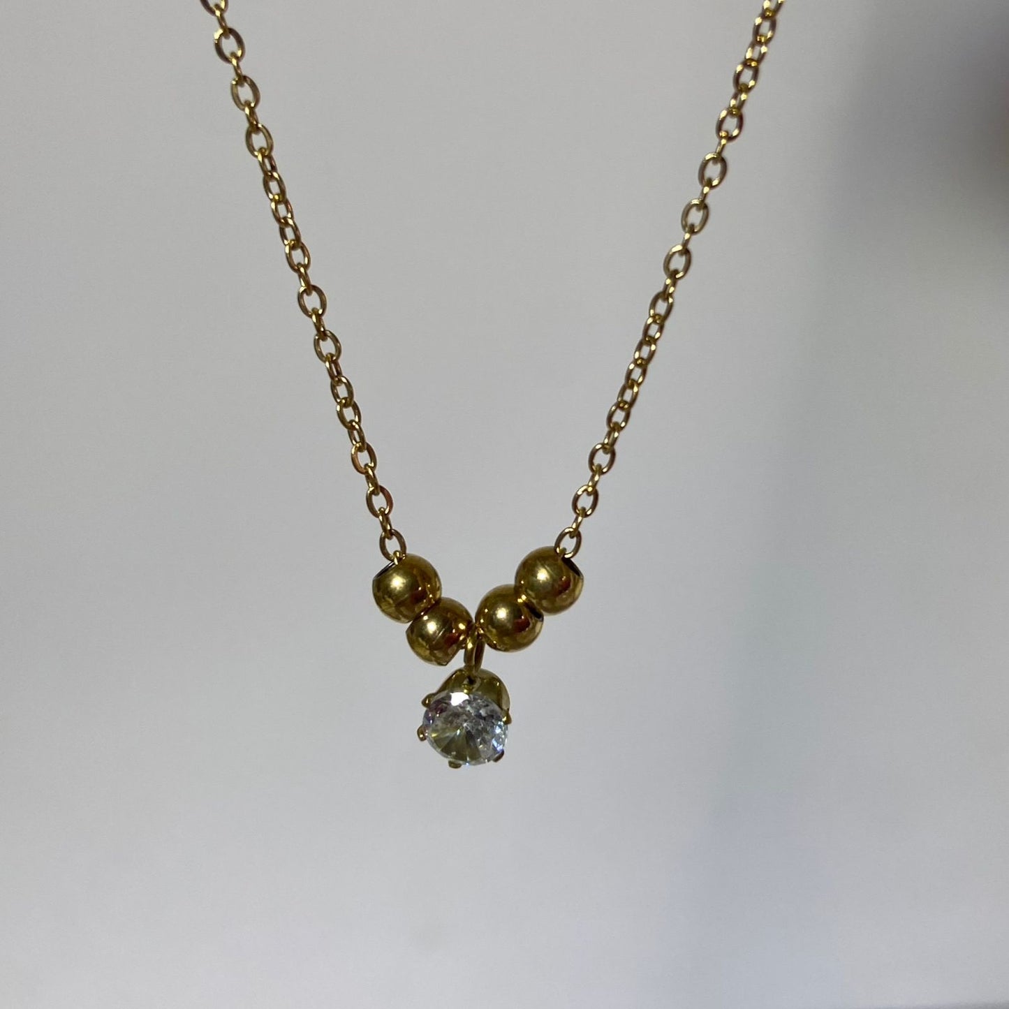 Ball Solitaire Necklace