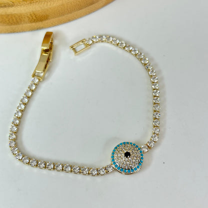 Evil Eye Tennis Bracelet