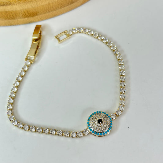 Evil Eye Tennis Bracelet