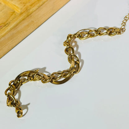 Snake Link Luxe Bracelet