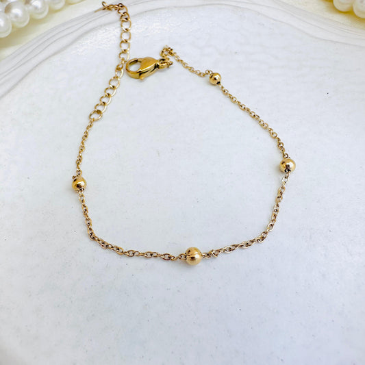 Minimal Ball 18K Bracelet