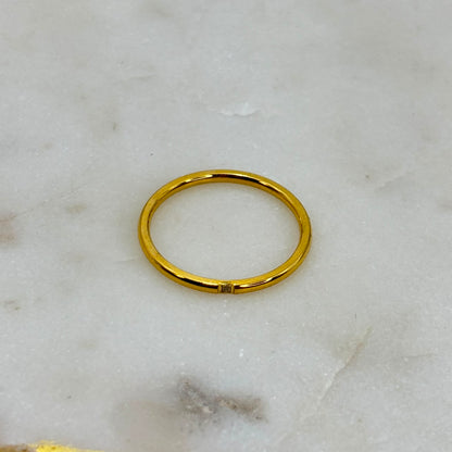 Sparkling Minimal Ring