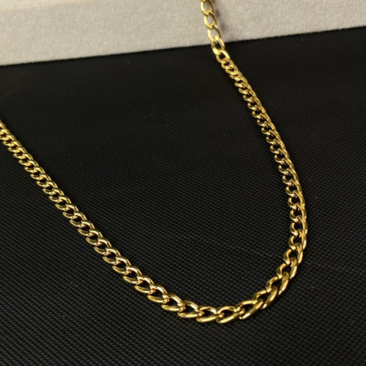 Cuban 18K Gold-Plated Men's Chain 6mm