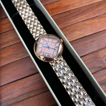 Cartier Pink Dial Vintage Watch