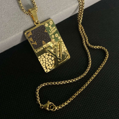 LV Inspired Premium Pendant Chain