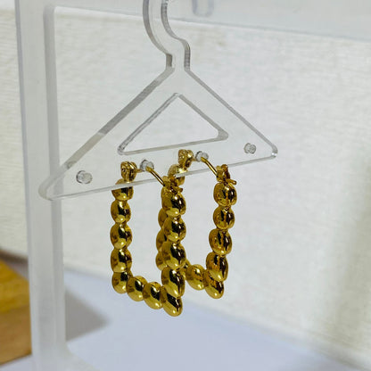 Bubble Square Hoops