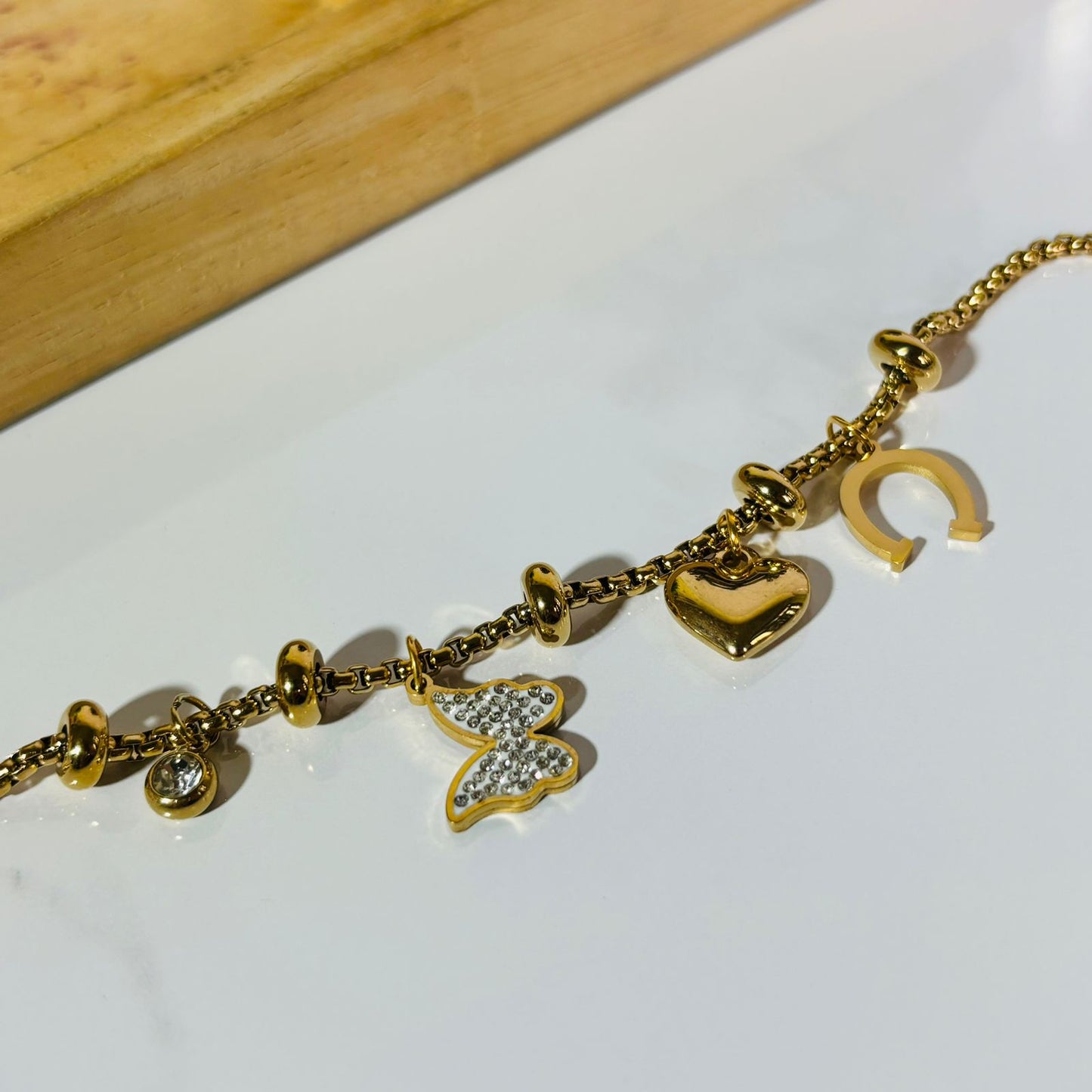 Butterfly Charm Bracelet