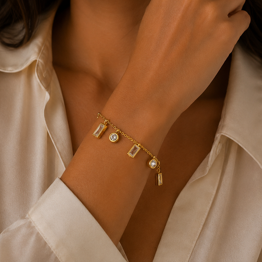 Stellar Charm Chain Bracelet