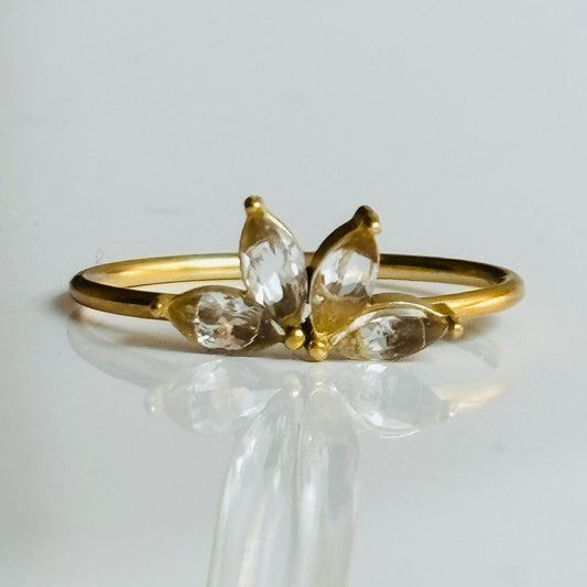 White Lily Ring