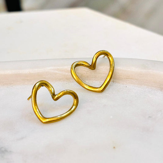Twined Heart Earrings