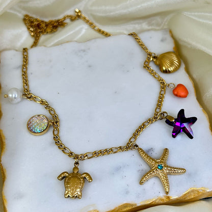 Malasia Beach Charm Necklace