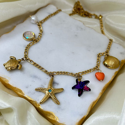 Malasia Beach Charm Necklace