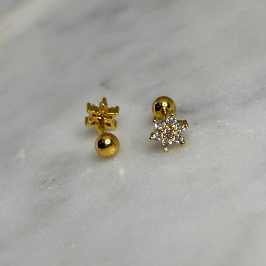 Flora Flatback Earrings