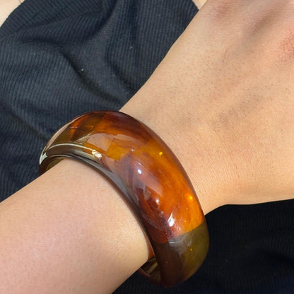 Coffee Resin Bangle