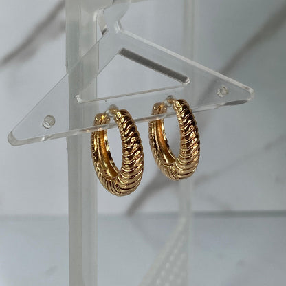 Small Croissant Hoops