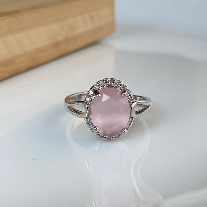 Pink Oval Ring