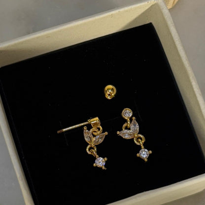 Twin Charm Flatback Earrings