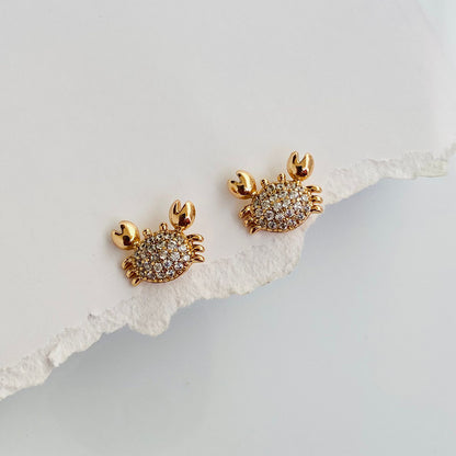 Crab Statement Earrings