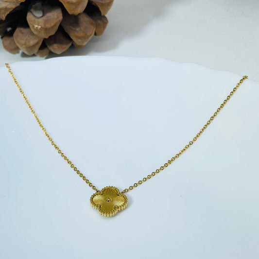 Gold Clover Necklace