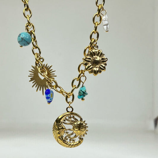 Moscow Beach Charm Necklace
