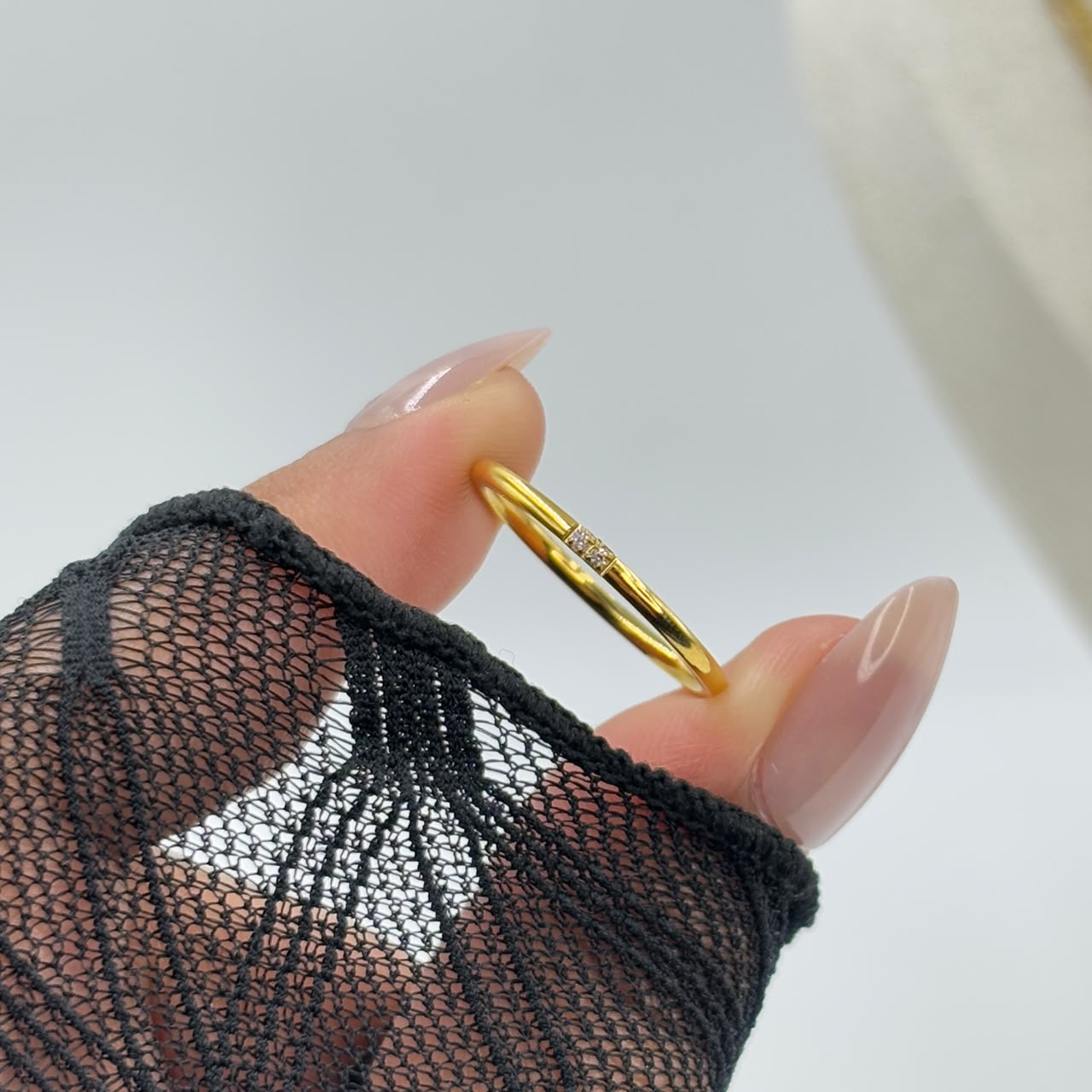 Sleek Stone Ring