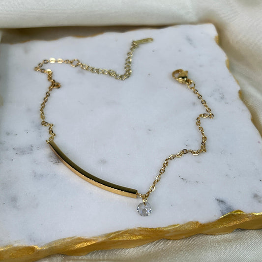 Hanging Stone Anklet