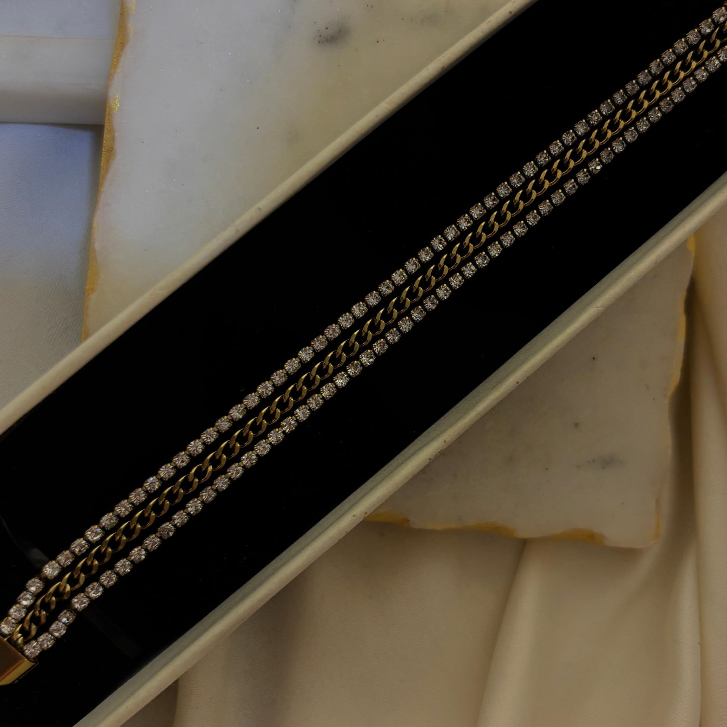 Starlit Luxe Chain Bracelet