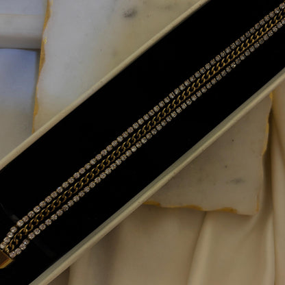 Starlit Luxe Chain Bracelet