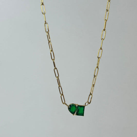 Green Gemstone Necklace