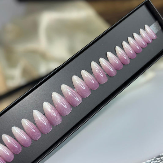 Ombré Cat Eye Nails 06