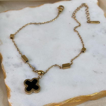 Reversible Clover Anklet