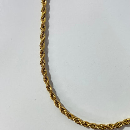 Twisted 18K Gold Plated Chain