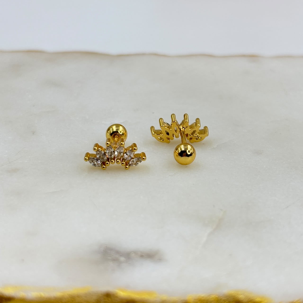 Glow Flatback Earrings