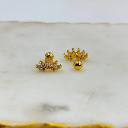 Glow Flatback Earrings