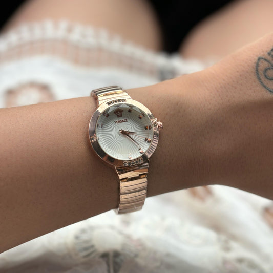 Versace Diamond Cut Luxe Watch