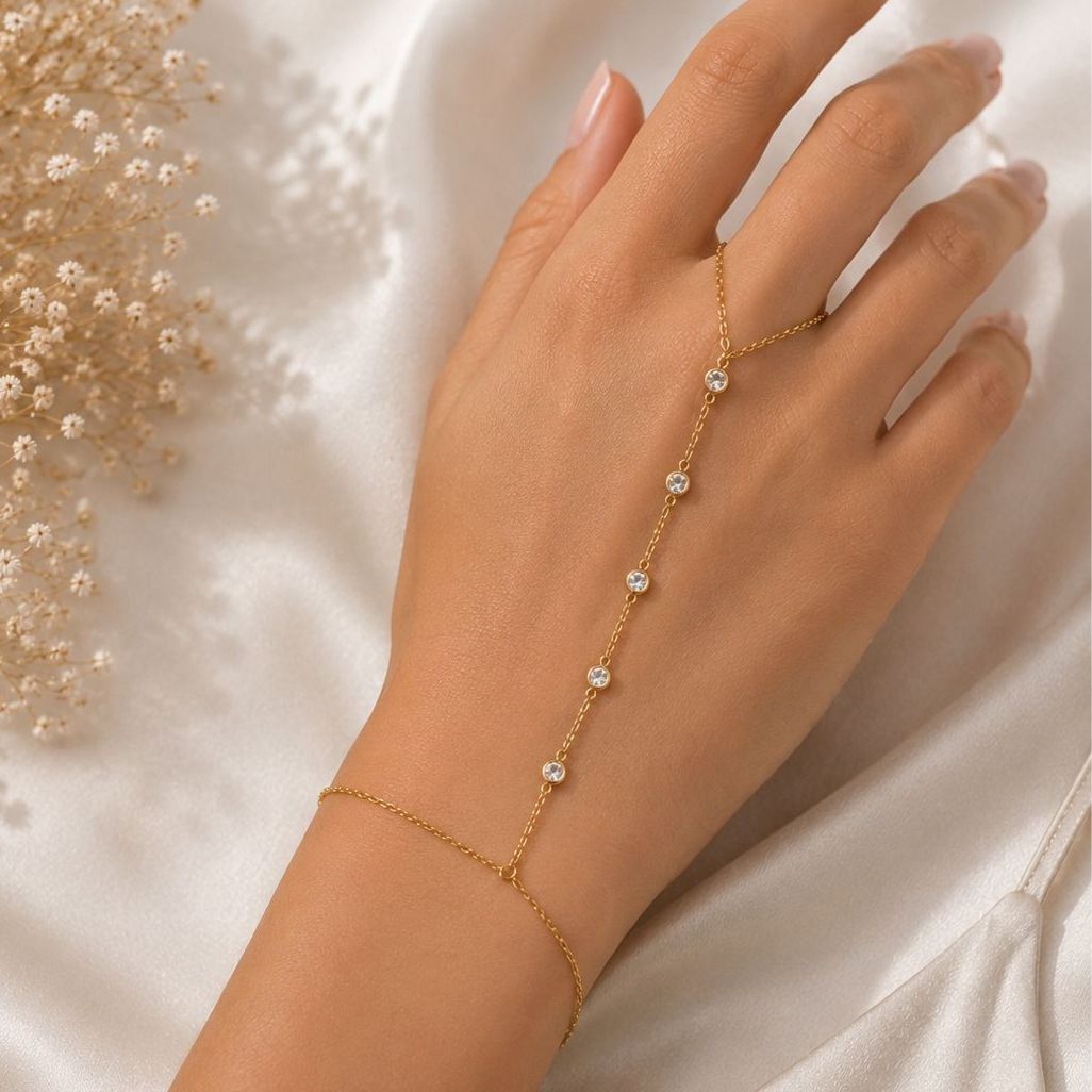 Ellie Minimal Hand Chain