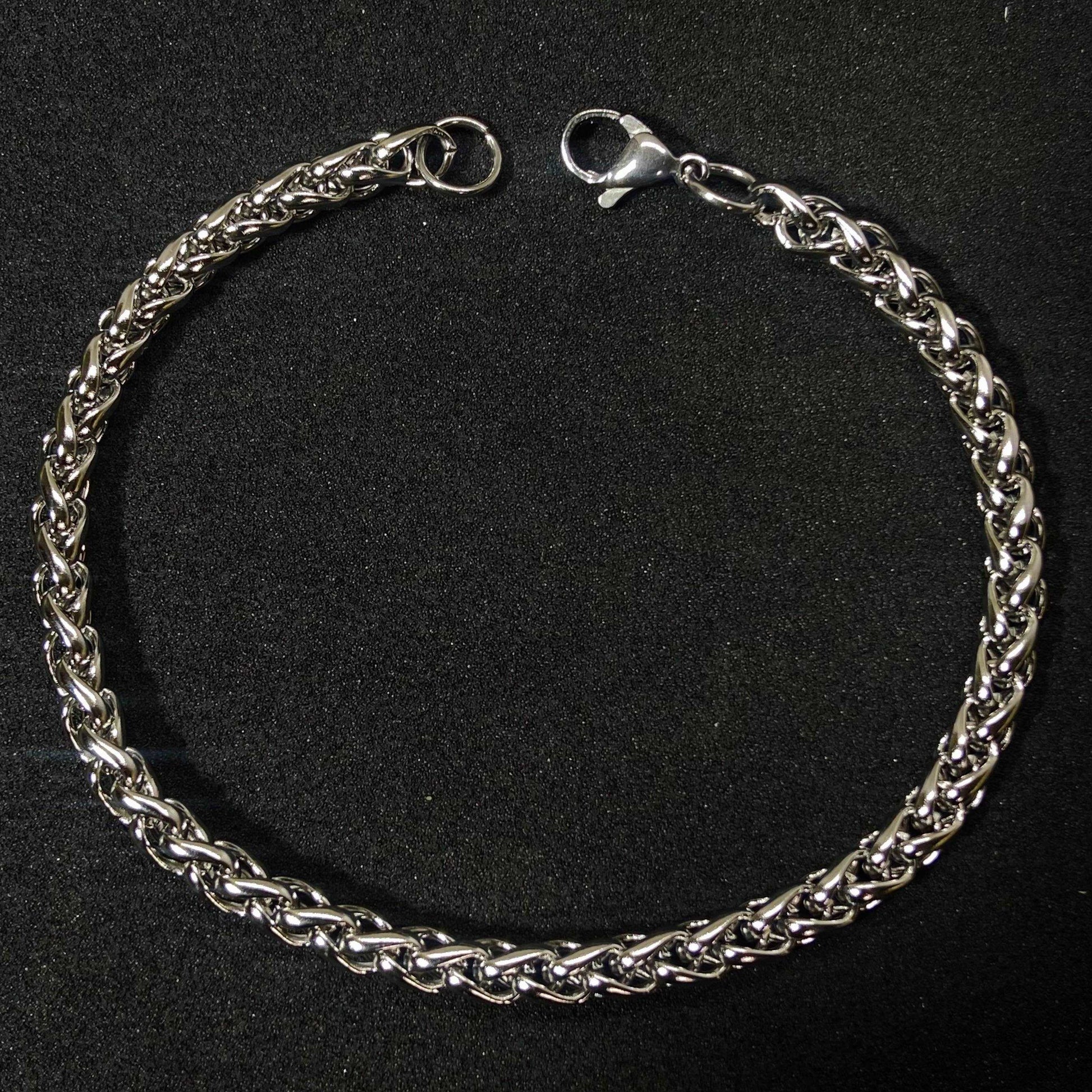 Boxy Silver SST Chain Bracelet •