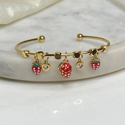Strawberry Charm Bracelet