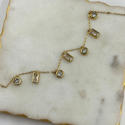 Stellar Charm Chain Bracelet