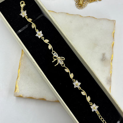 Fairy Bow Chain Bracelet