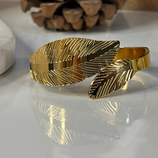 Gold Leaf Bracelet